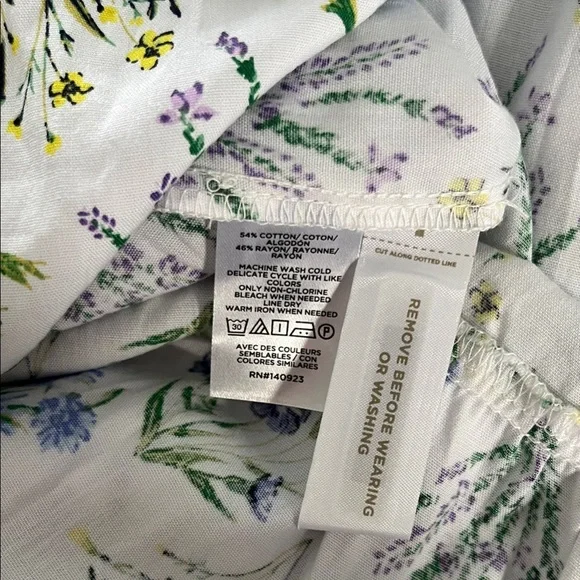 LOFT Bouquet Cutout Back Tiered Midi Dress Women’s Size Large New With Tags - Picture 6 of 6